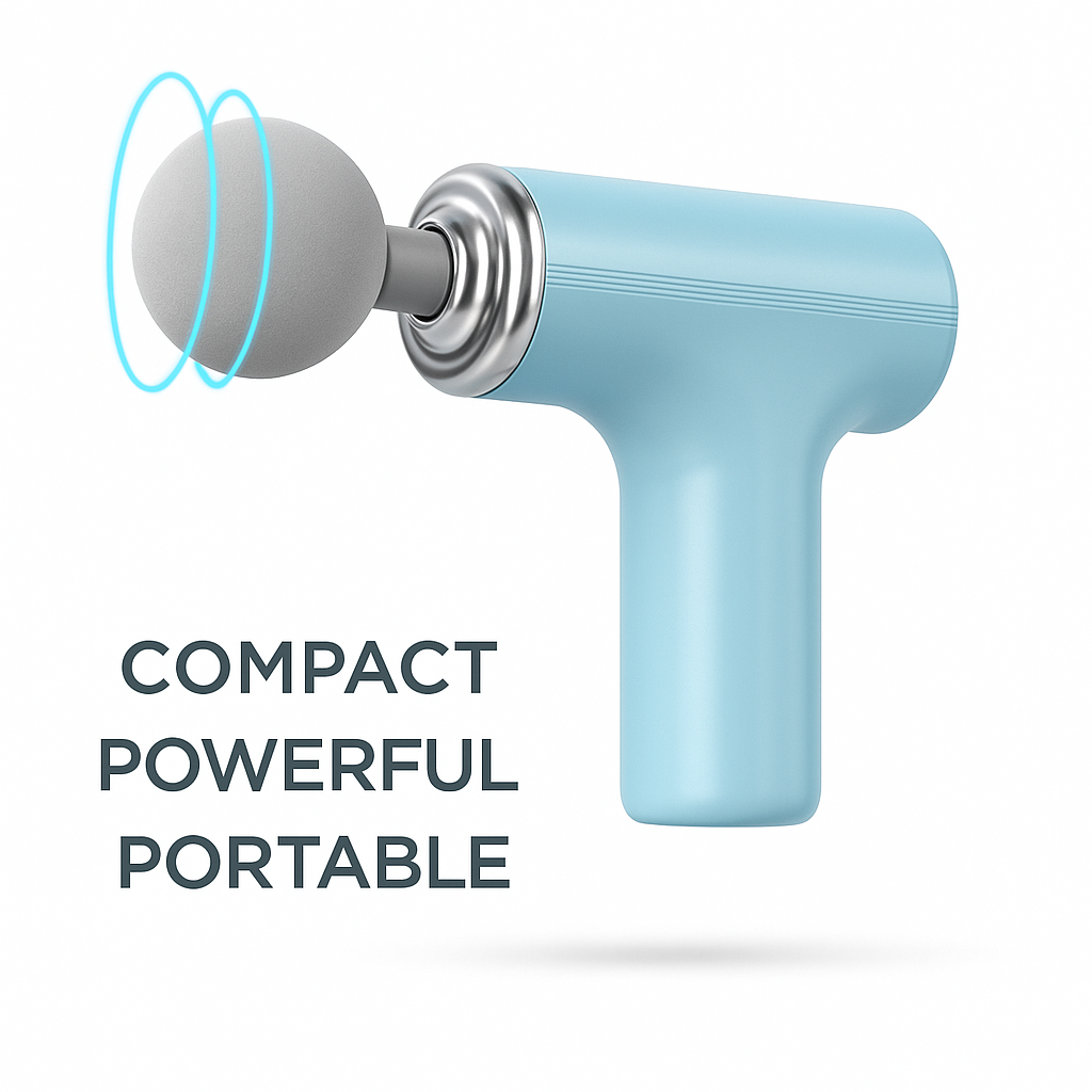 Rechargeable Mini Massage Gun for Home, Office & Gym – Compact & Powerful