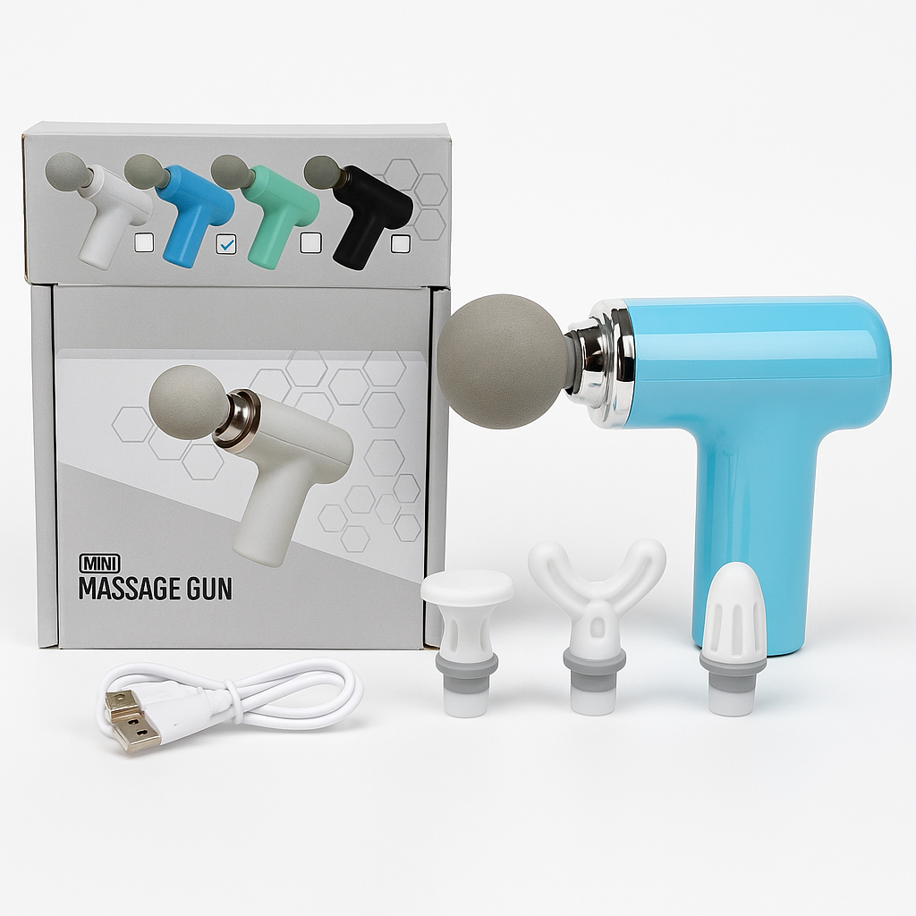 Rechargeable Mini Massage Gun for Home, Office & Gym – Compact & Powerful
