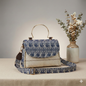 Blue Boho Elephant Handcrafted Sling & Handbag – Premium Fabric Shoulder Bag
